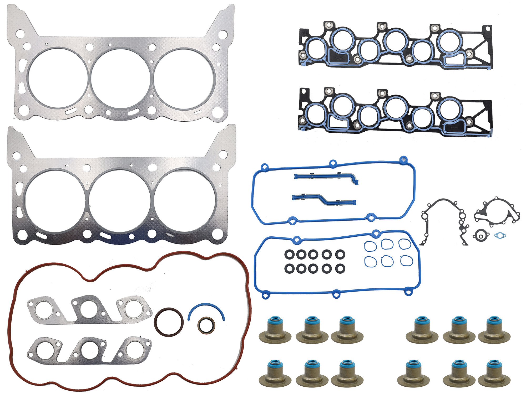Junta Motor Completa Grafitada 12Val Vin 3-4-6 Ex Ford Windstar 3.8L V6 2001 2003