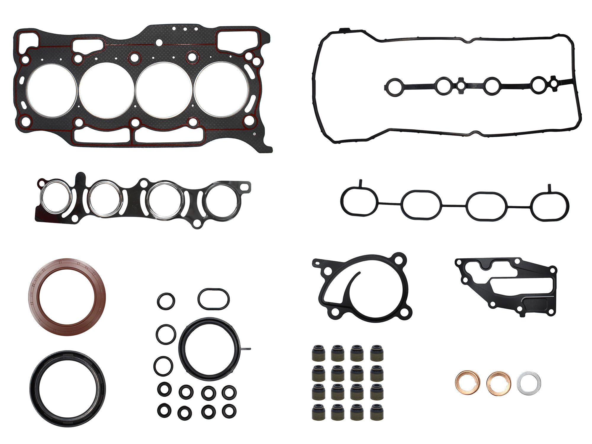 Junta Motor Completa Grafitada 16Val Hr16De (V-Drive/March/Tiida 1.6L/Micra/Note Nissan Versa 1.6L 2012 2019