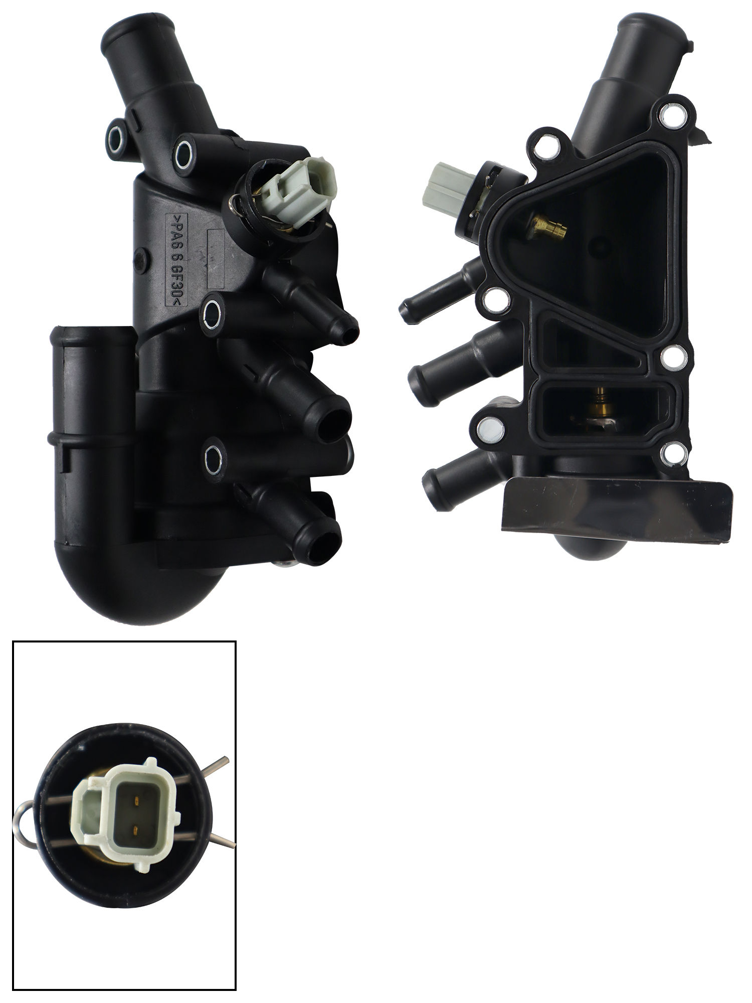 Toma Agua Plastico Completa Curva C/Term C/Sensor (Courier 01-10/Ka 01-08) Ford Fiesta First 1.6L 2003 2010