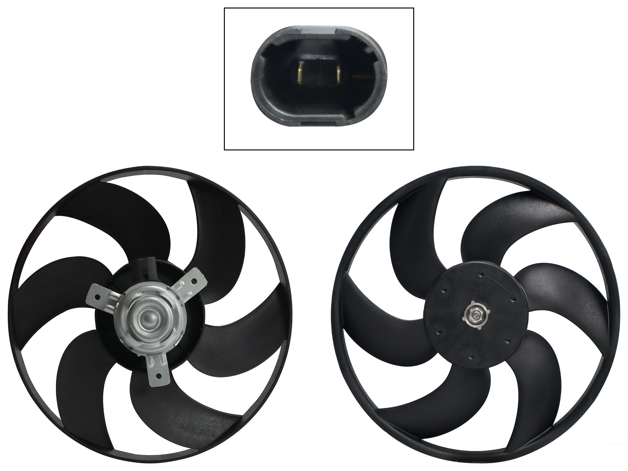 Motoventilador Nissan Platina 1.6L 2002-2010 Sin Aire 2 Pines Sin Tolva Sin Resistencia