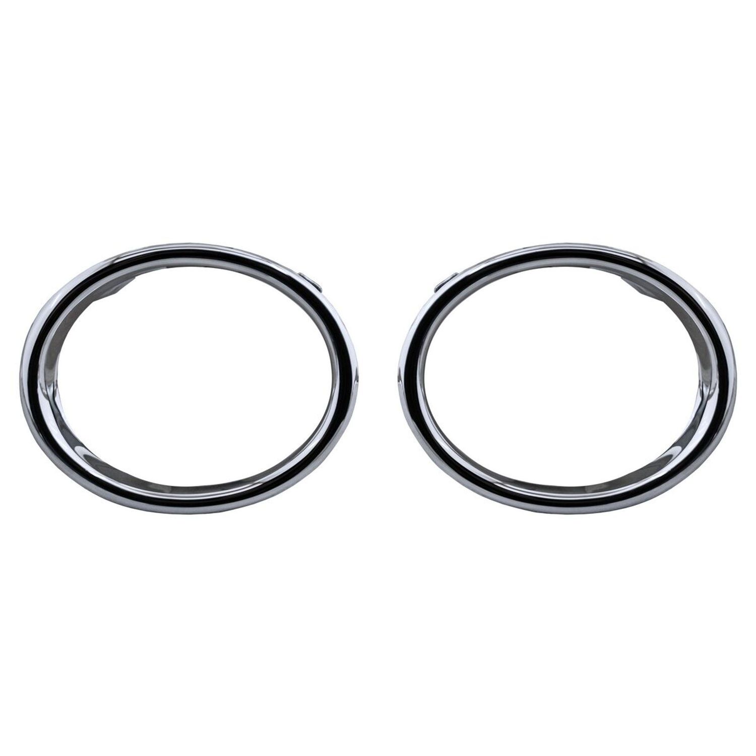 Par Molduras Parrilla Renault Stepway 2016-2017 Cromada Para Faro Niebla