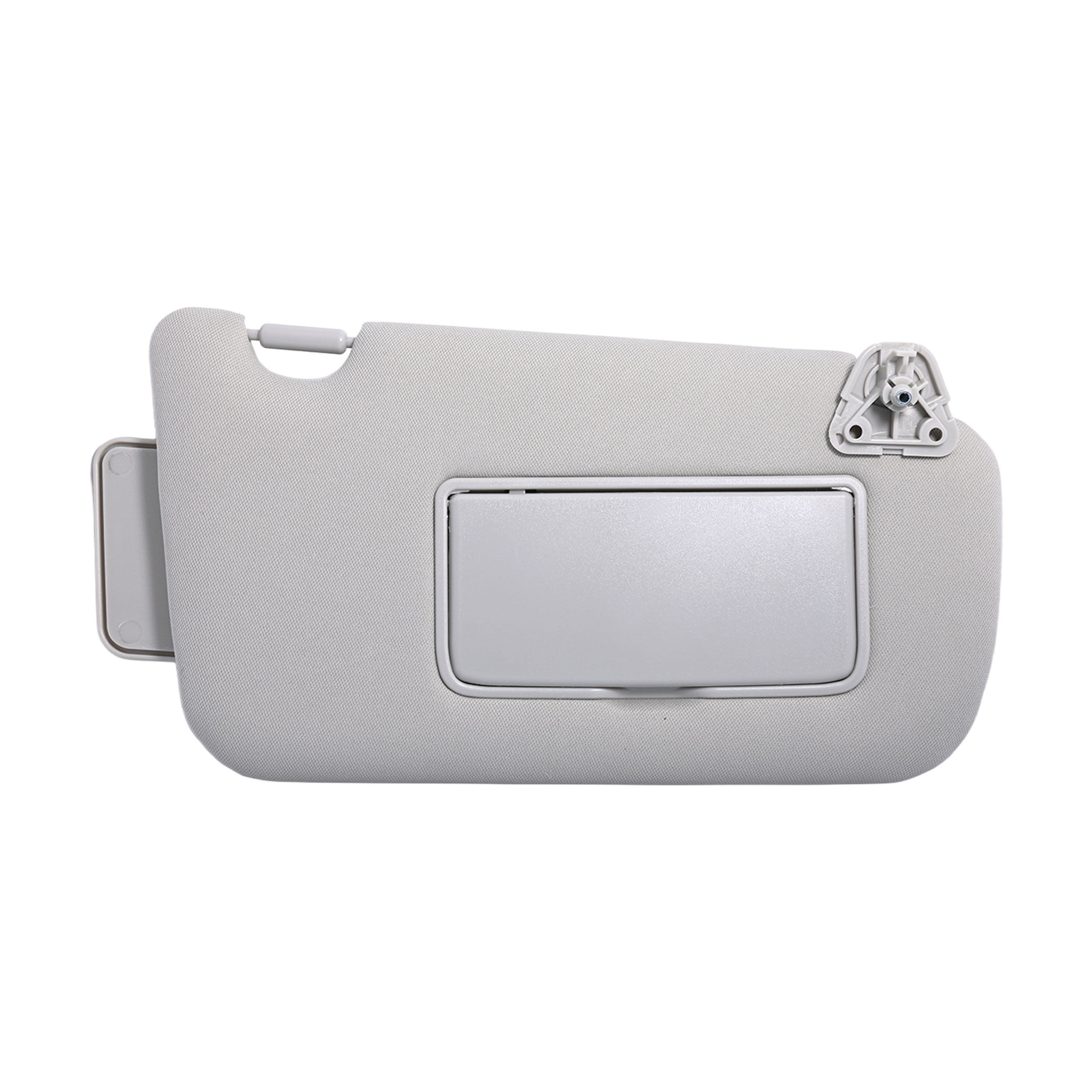 Visera Nissan Sentra 2013-2019 1 Pieza Con Espejo Sin Luz Gris Claro Tela Delantera Derecho