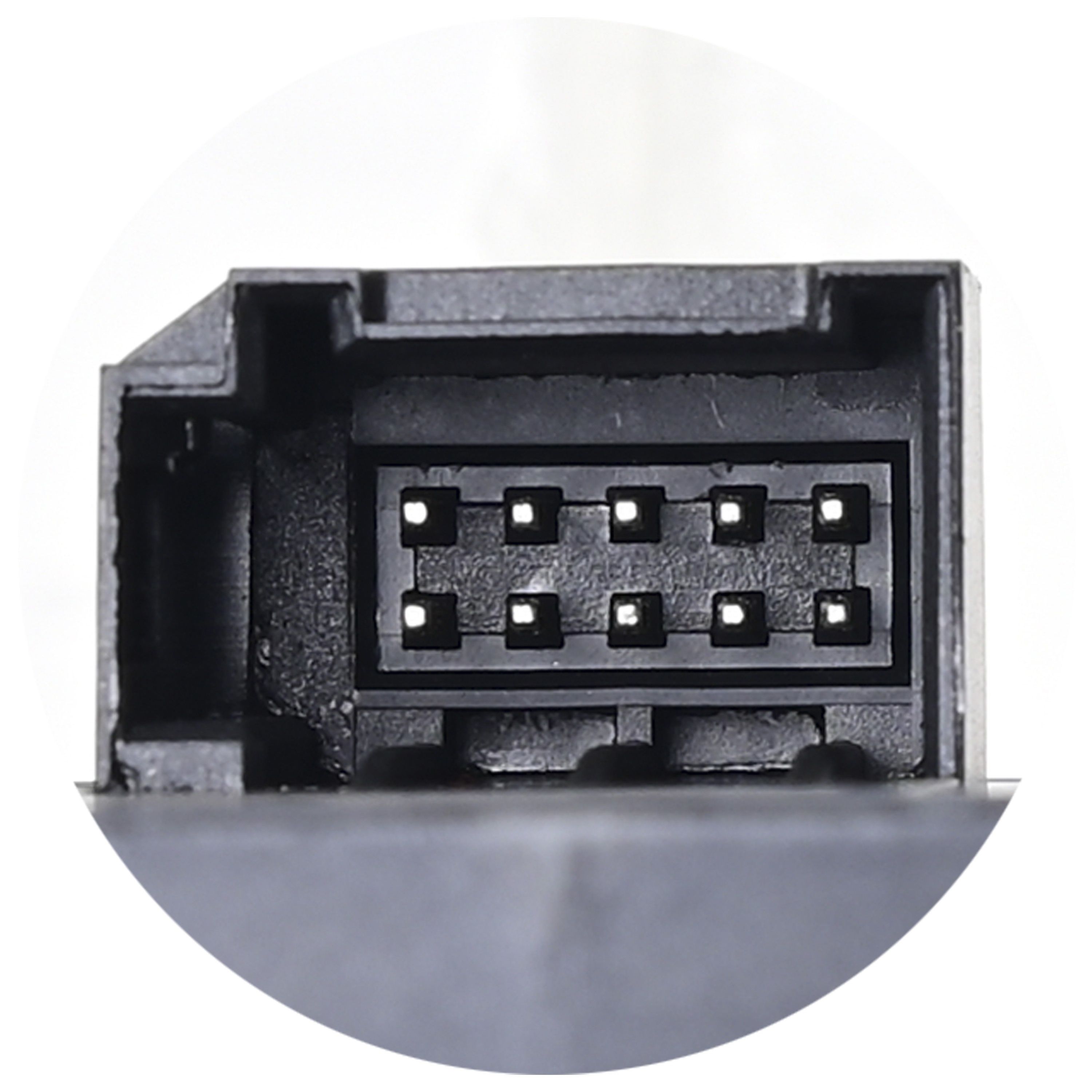 Control De Elevador Audi A3 2003-2012 Negro Filo Plata 5 Teclas 2010 Pins Delantera Izquierdo - imagen 4
