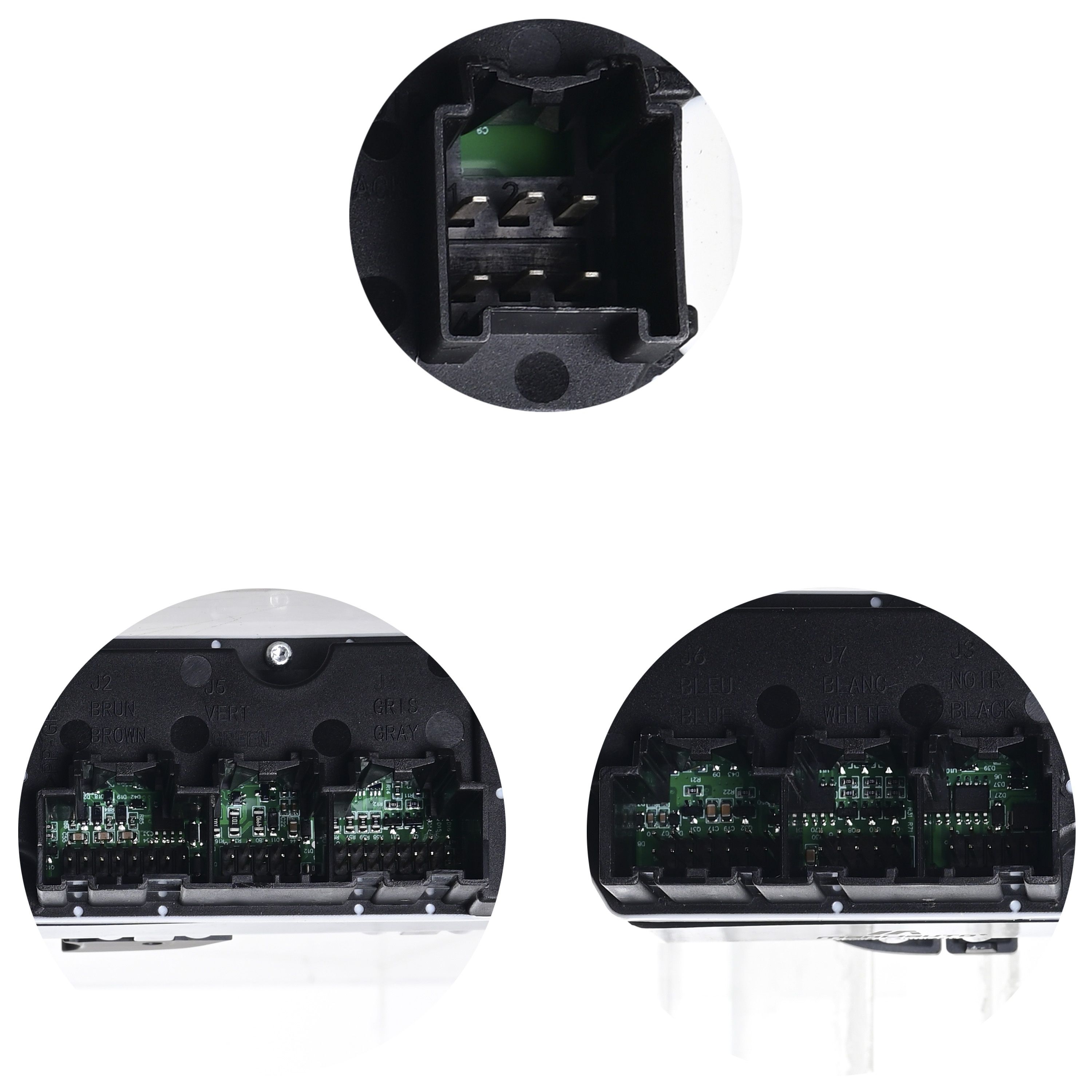 Control De Elevador Chevrolet Cheyenne 2007-2013 Negro 3 Teclas 1980 Pins Para Espejos Autoabatibles Delantera Izquierdo - imagen 4