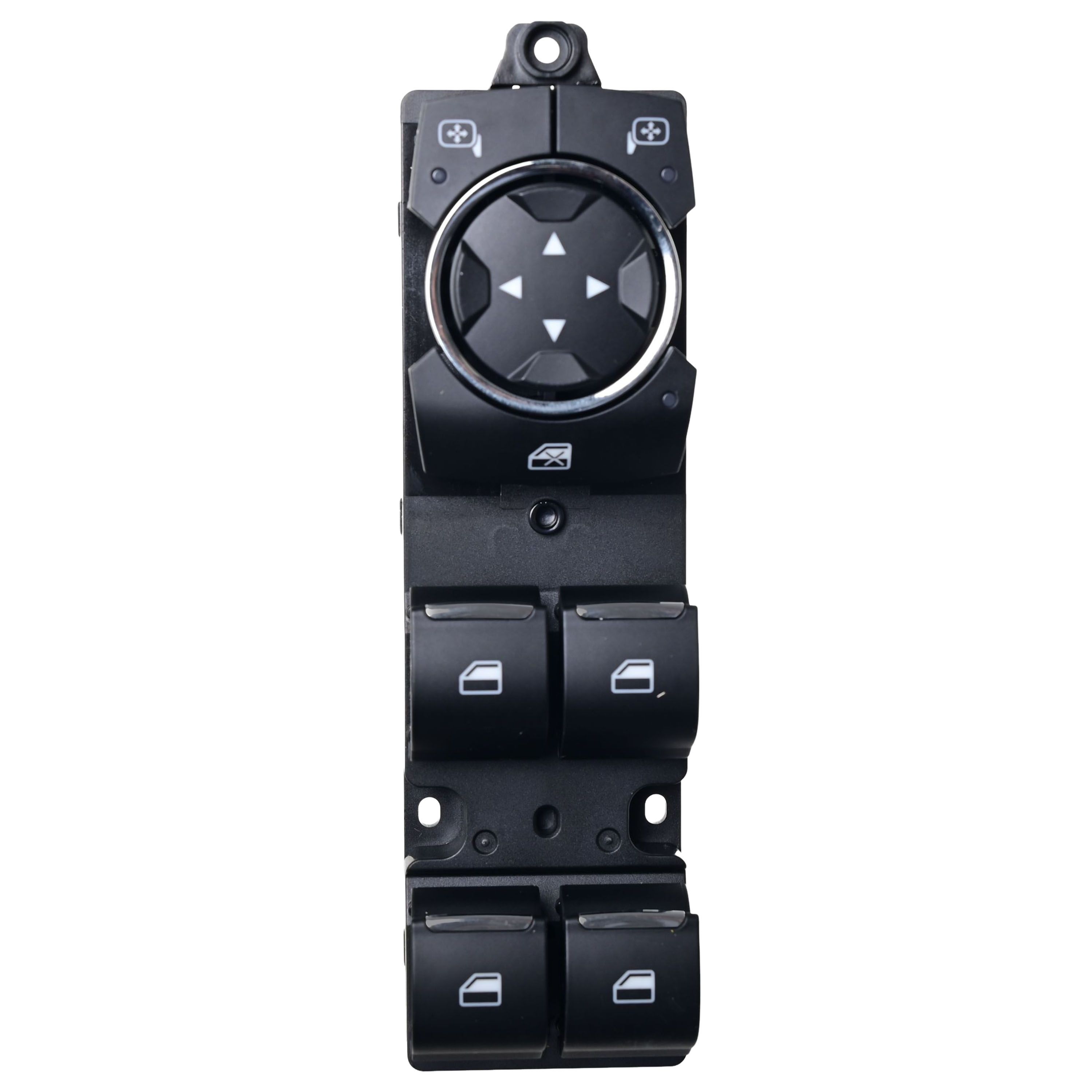 Control De Elevador Ford Edge 2016-2024 Negro Filo Cromado 5 Teclas 8 Pins Sin Espejos Autoabatibles Delantera Izquierdo - imagen 2