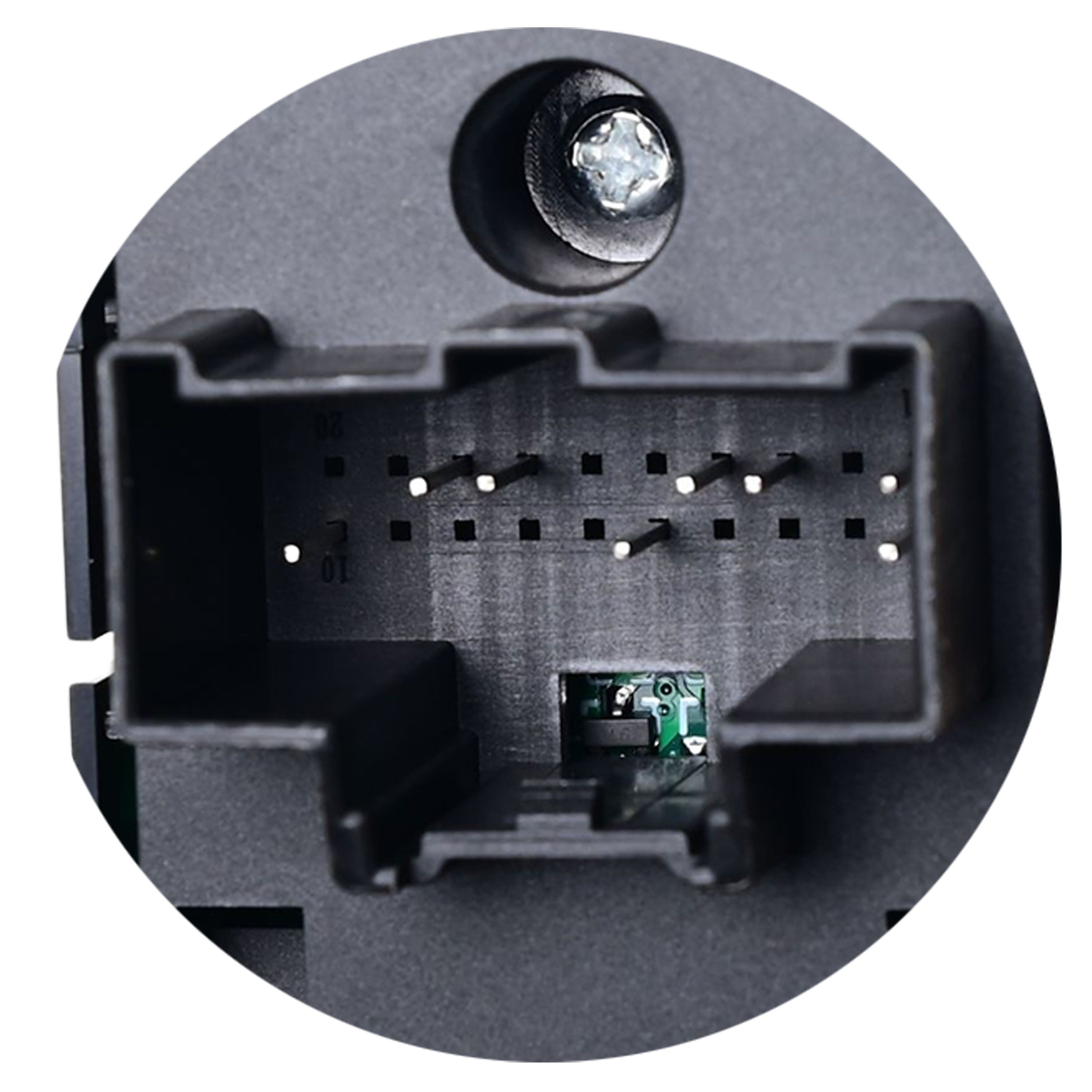 Control De Elevador Ford Edge 2016-2024 Negro Filo Cromado 5 Teclas 8 Pins Sin Espejos Autoabatibles Delantera Izquierdo - imagen 4