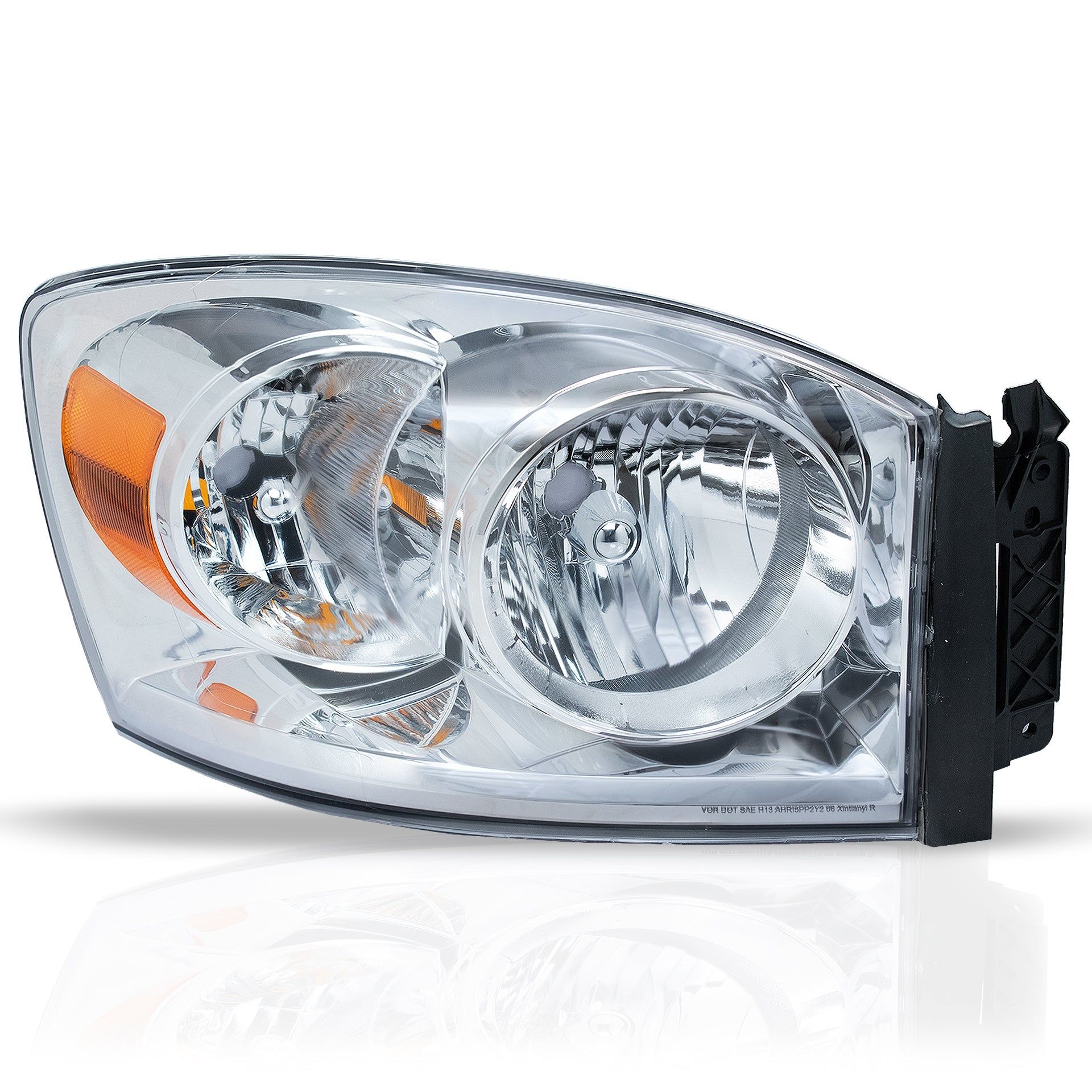 Par faros Dodge Ram 2006–2008 Fondo Cromado