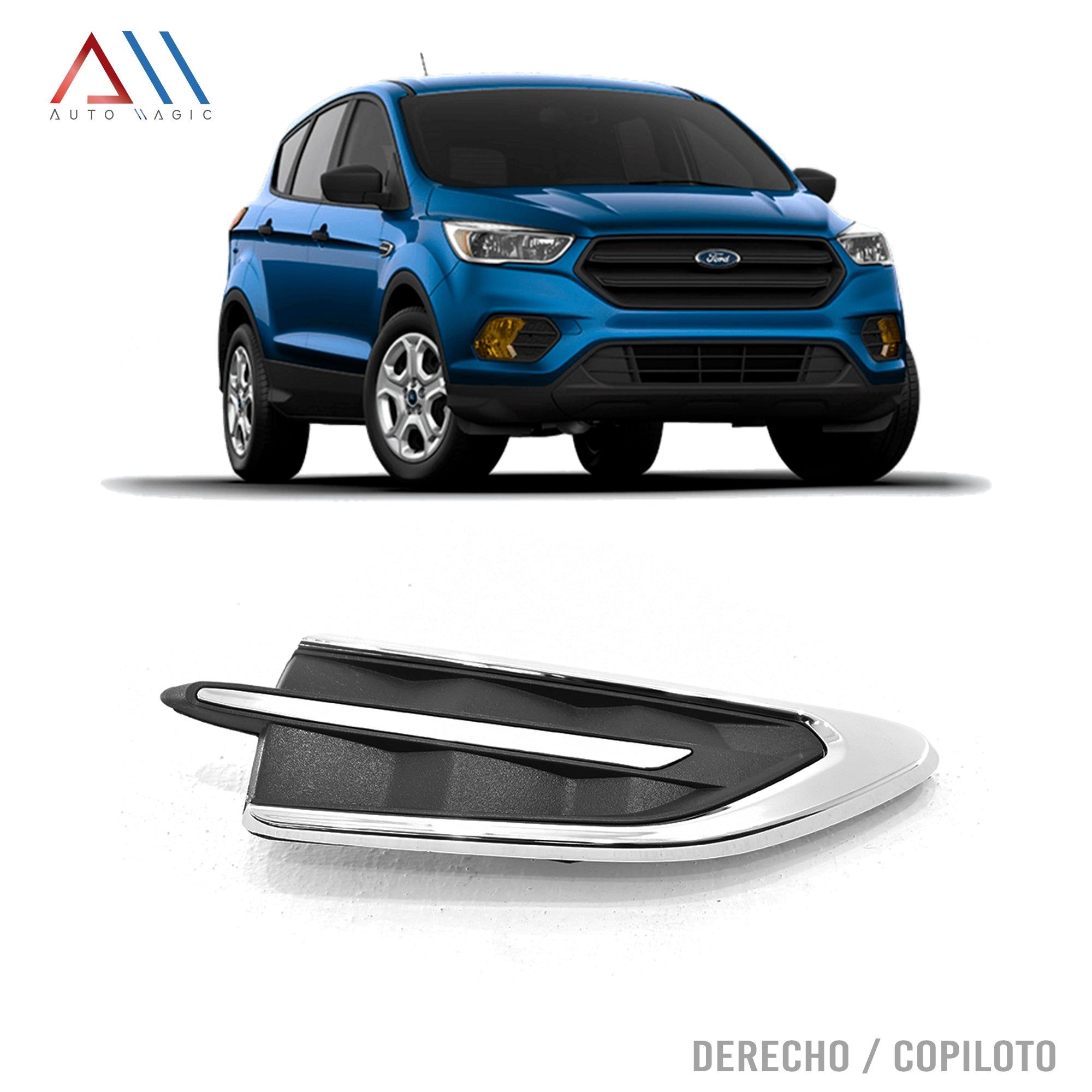 Moldura de salpicadera derecha Ford Escape 2017-2019