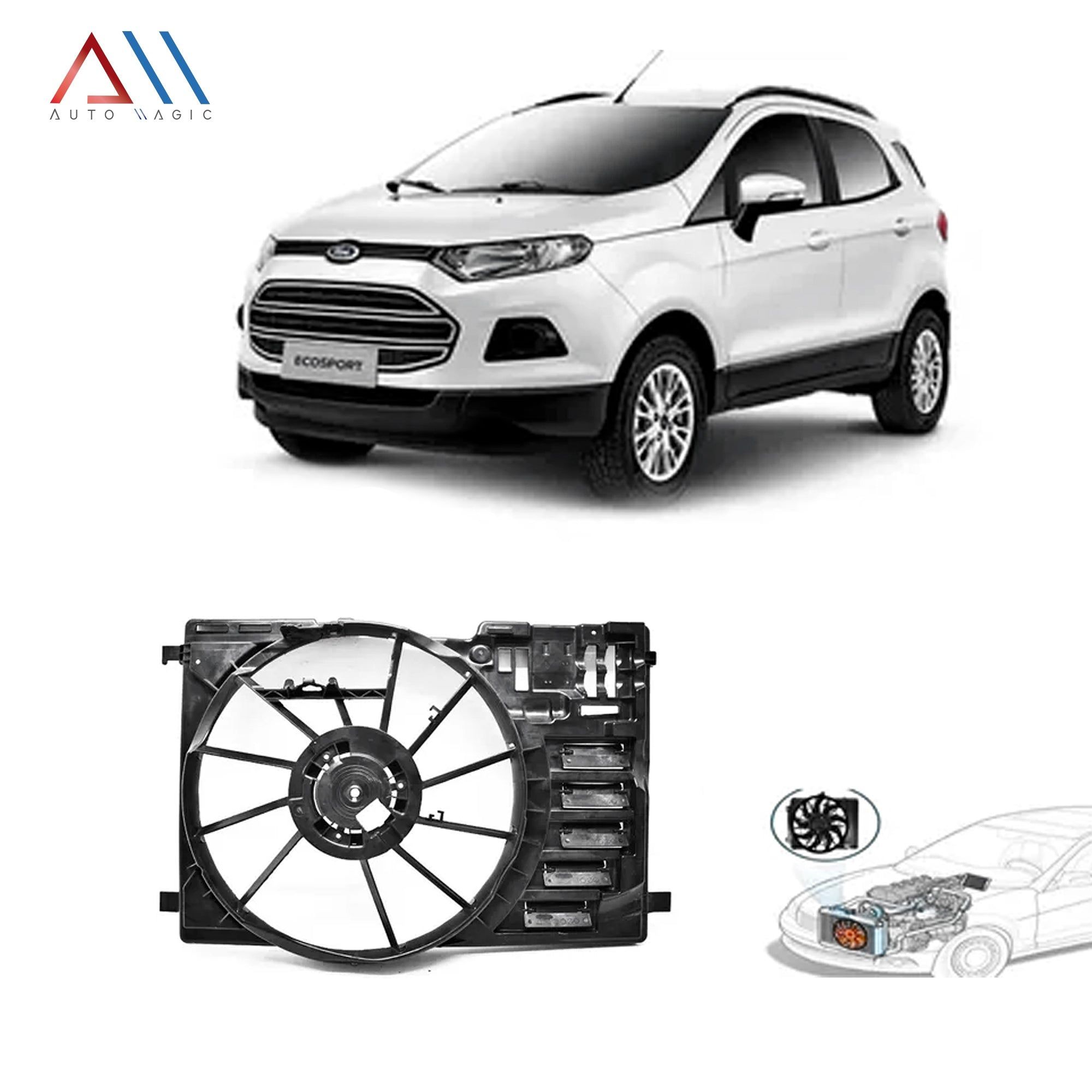 Tolva de Ventilador Ford Escape 2013-2016