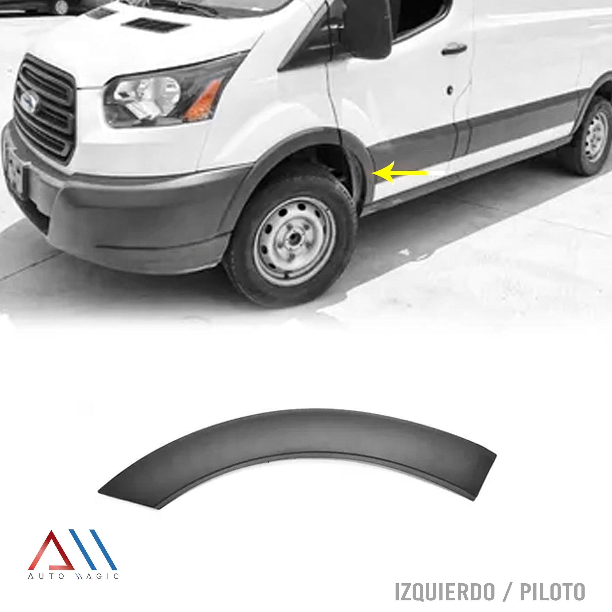 Cantonera Ford Transit Van 2014-2017 Seccion Salpicadera Delantero Izquierdo