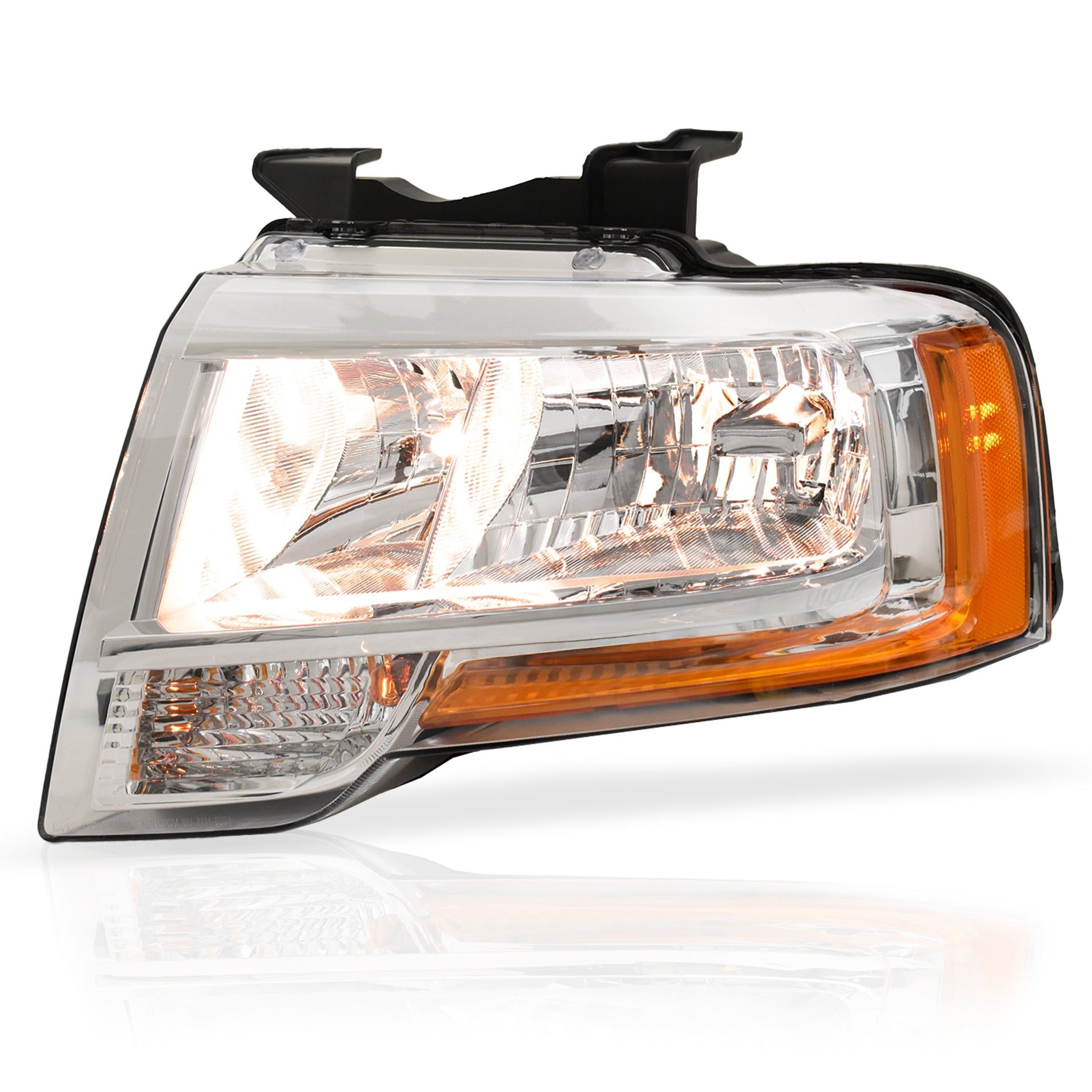 Faro Izquierdo Ford Expedition 2015–2017 Fondo Cromado