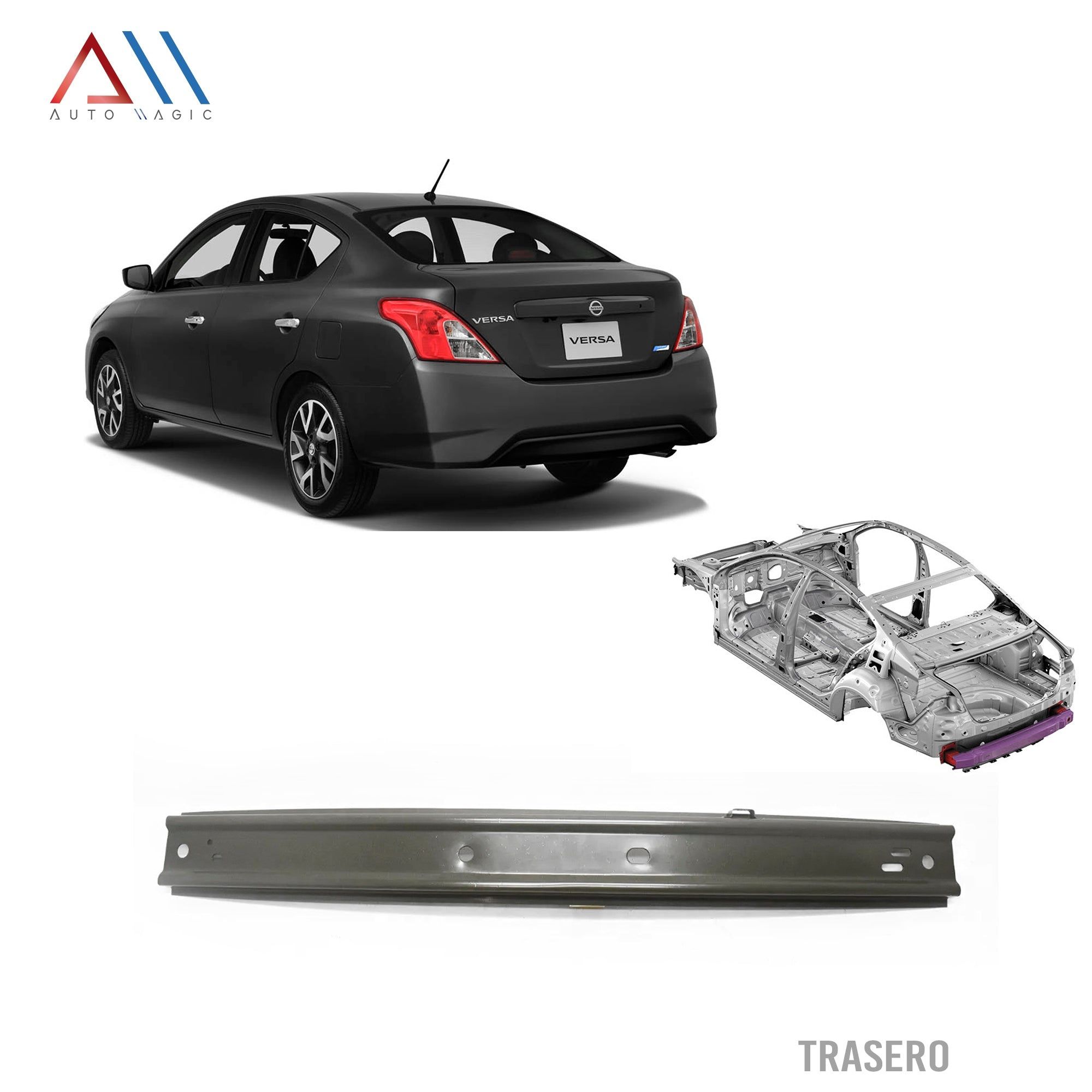 Alma Facia Nissan Versa 2012-2019 Trasera