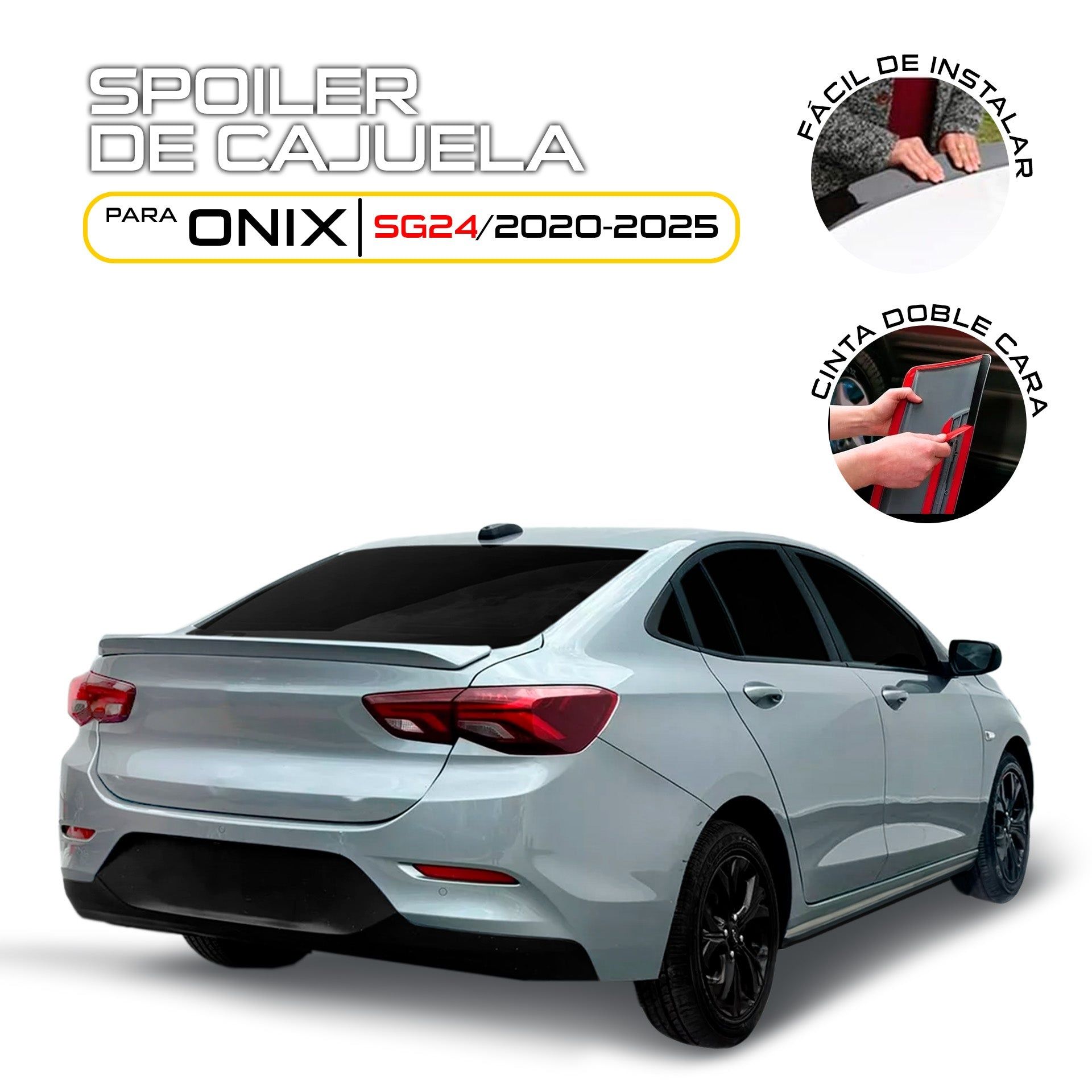 Spoiler de Cajuela chevrolet Onix 2020-2026