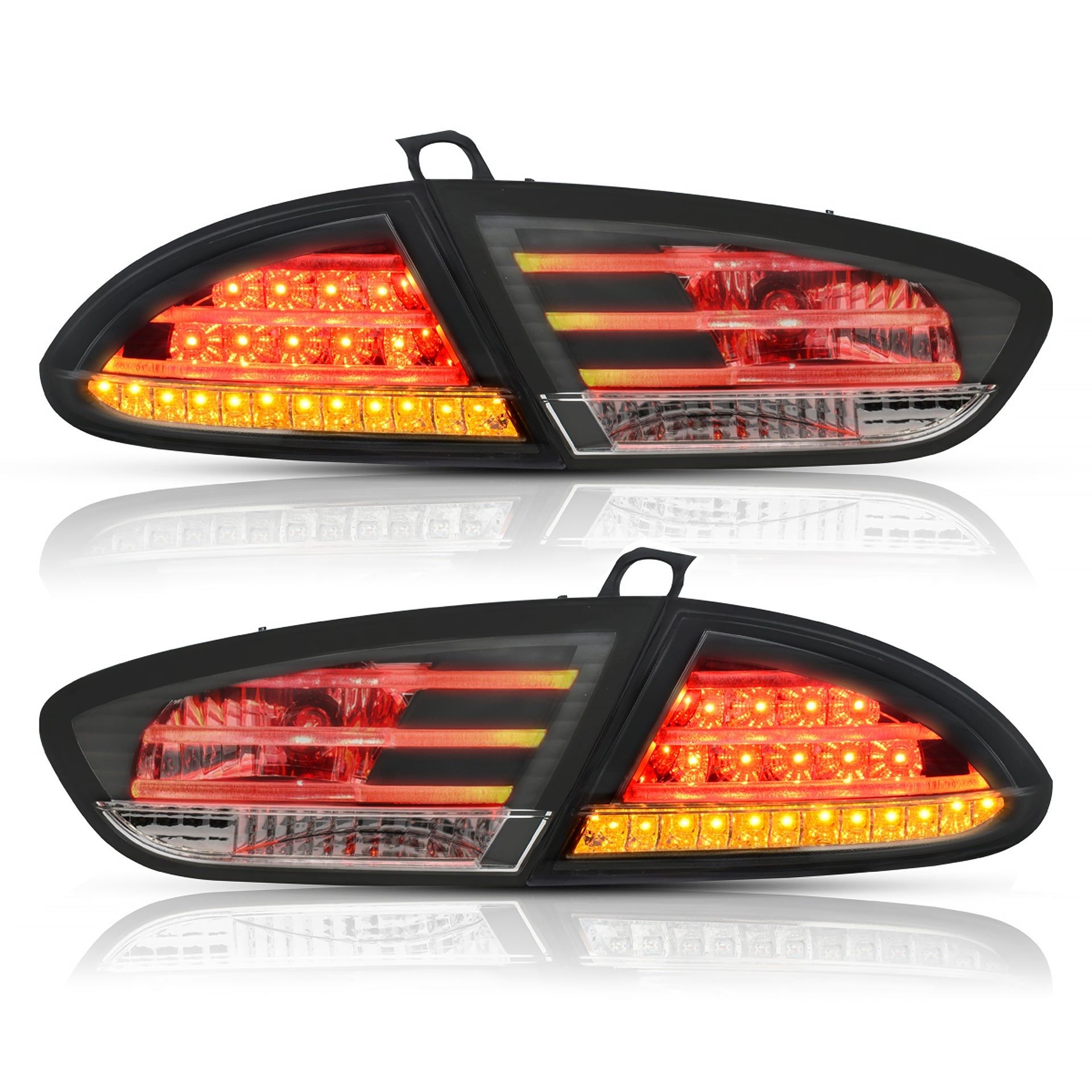 Par de Calaveras seat Leon 2010-2013 LED Negras