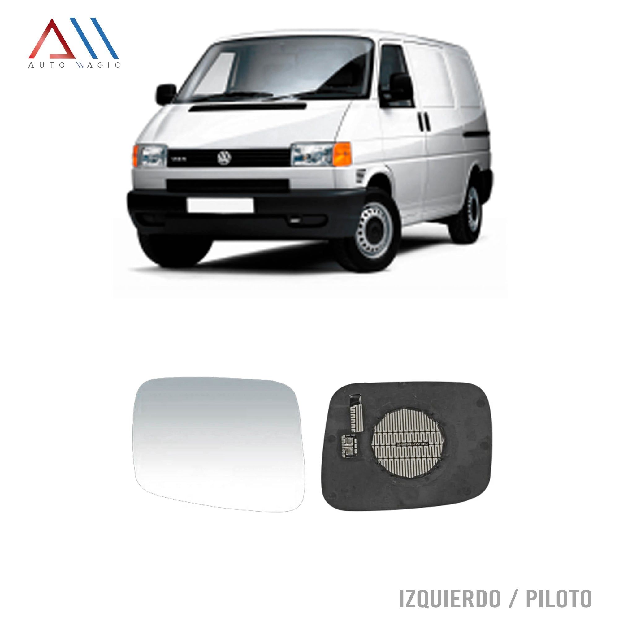 Luna de Espejo Volkswagen Eurovan 2005-2009 Con Desempañante Izquierdo