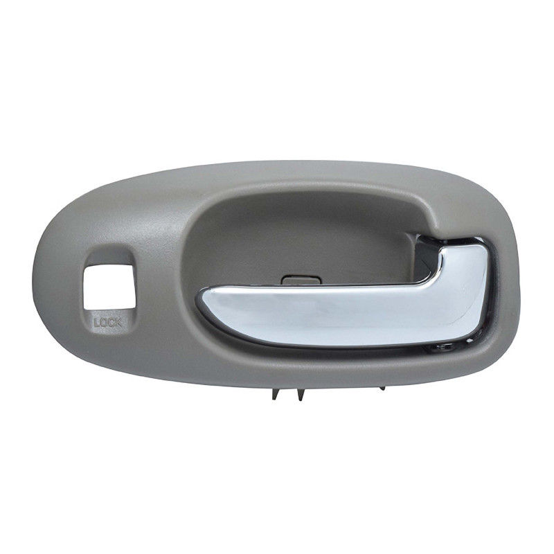 Manija Interior Chrysler Cirrus 2001-2006 Con Hoyo Para Seguro Gris Claro/Cromado Plastico Derecha Delantera Hushan
