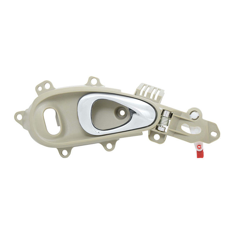 Manija Interior Chrysler Pt Cruiser 2001-2010 Con Hoyo Para Seguro Beige/Cromada Plastico Derecha Delantera Hushan