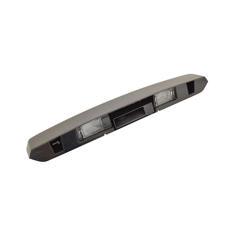 Moldura 5Ta Puerta De Placa Dodge Nitro 2007-2012 Con Manija Sin Emblema Con Luz Negra Corrugada