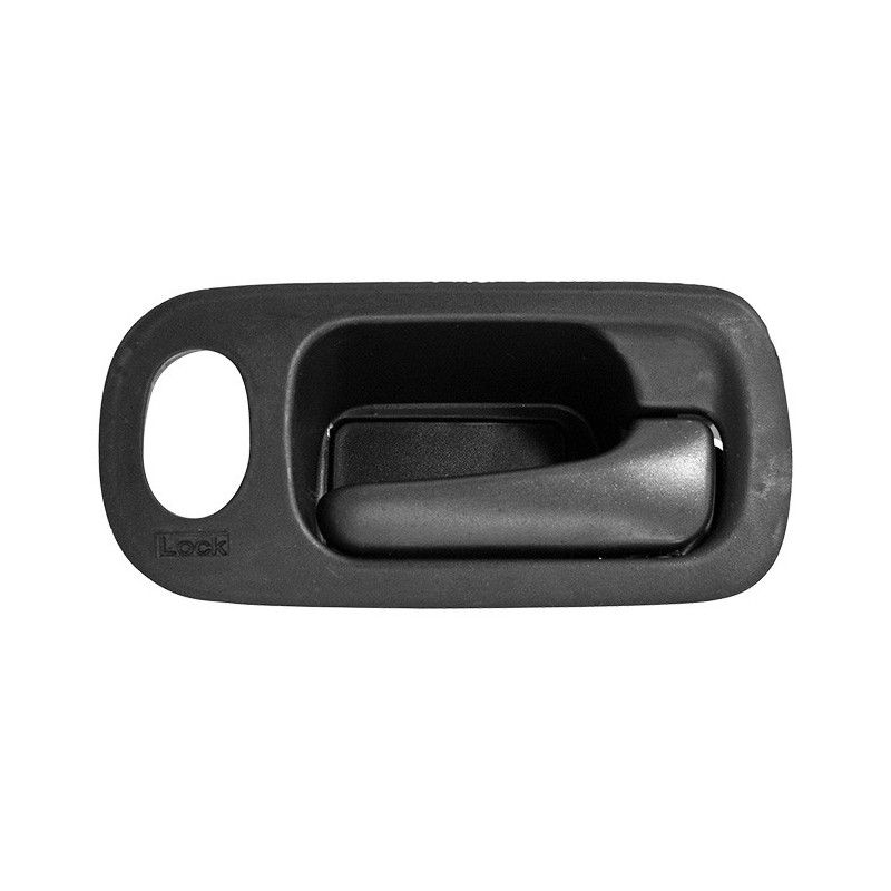 Manija Interior Honda Cr-V 2002-2006 Con Hoyo Corrugada Negra Derecha Delantera Hushan