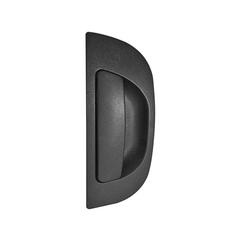 Manija Exterior Alfa Romeo 147 Hatchback 2000-2010 Corrugada Negra Plastico Izquierdo Trasera Hushan