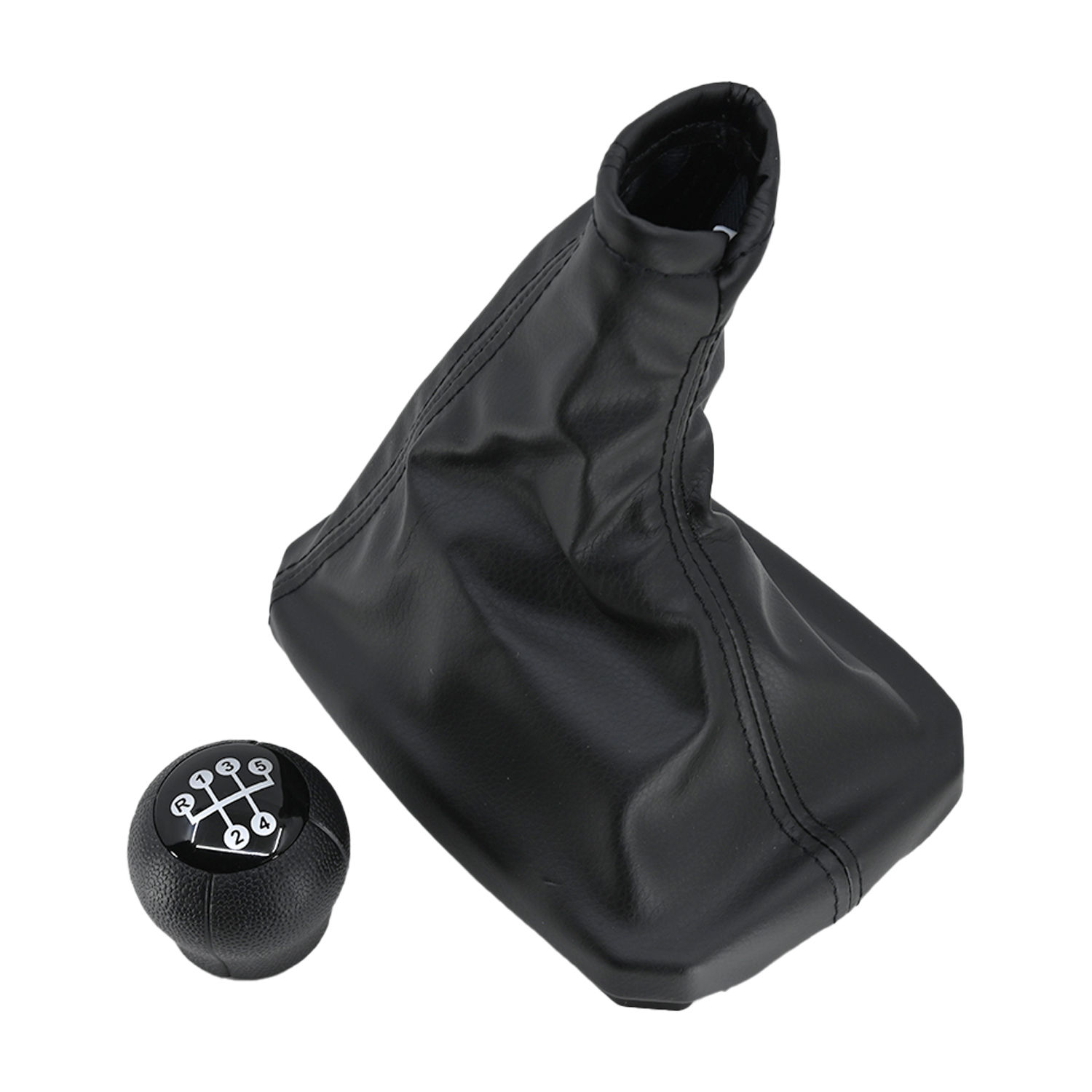 Perilla Chevrolet Chevy Pick Up 1994-2011 Funda Con Perilla Con Negra 5 Velocidades Vinipiel