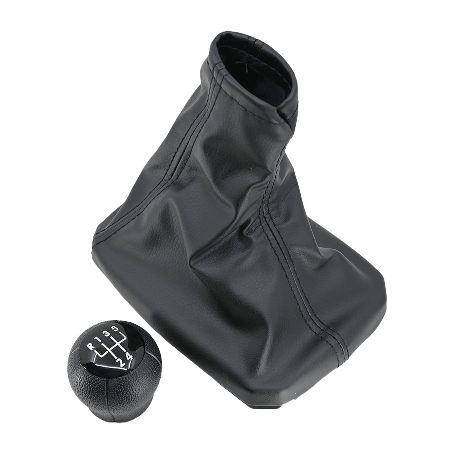 Perilla Chevrolet Chevy Pick Up 1994-2011 Con Negra 5 Velocidades Vinipiel