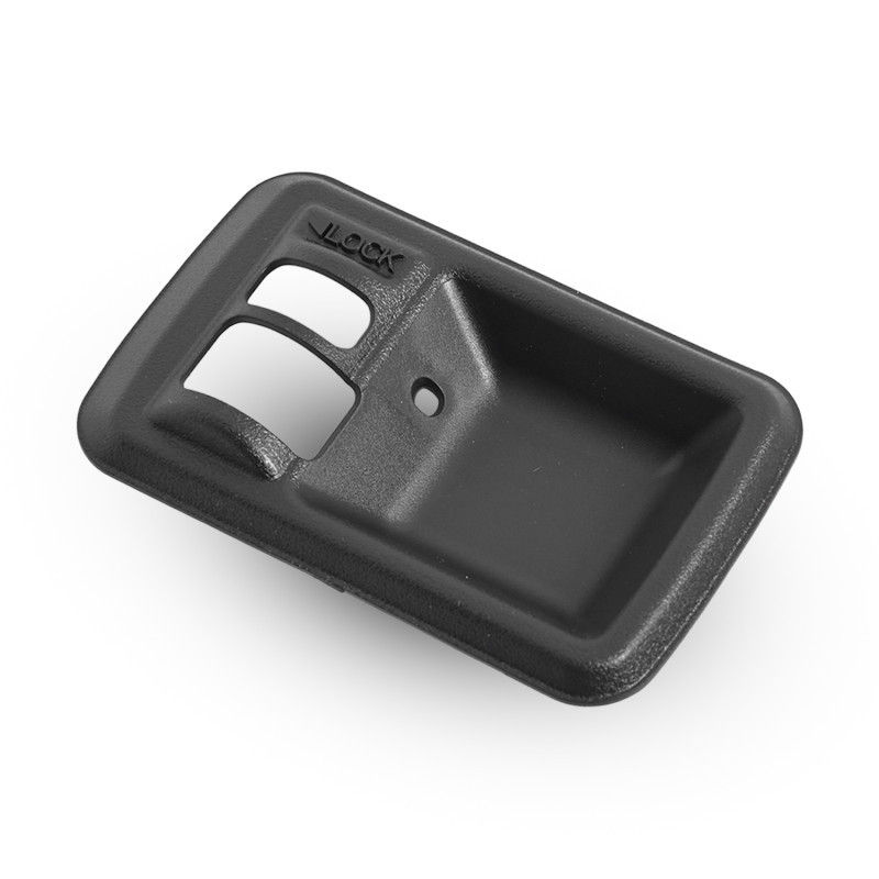 Manija Interior Suzuki Samurai 1986-1993 Solo Bisel Corrugada Negra Plastico Con Seguro Izquierdo Delantera/Trasera Delantera