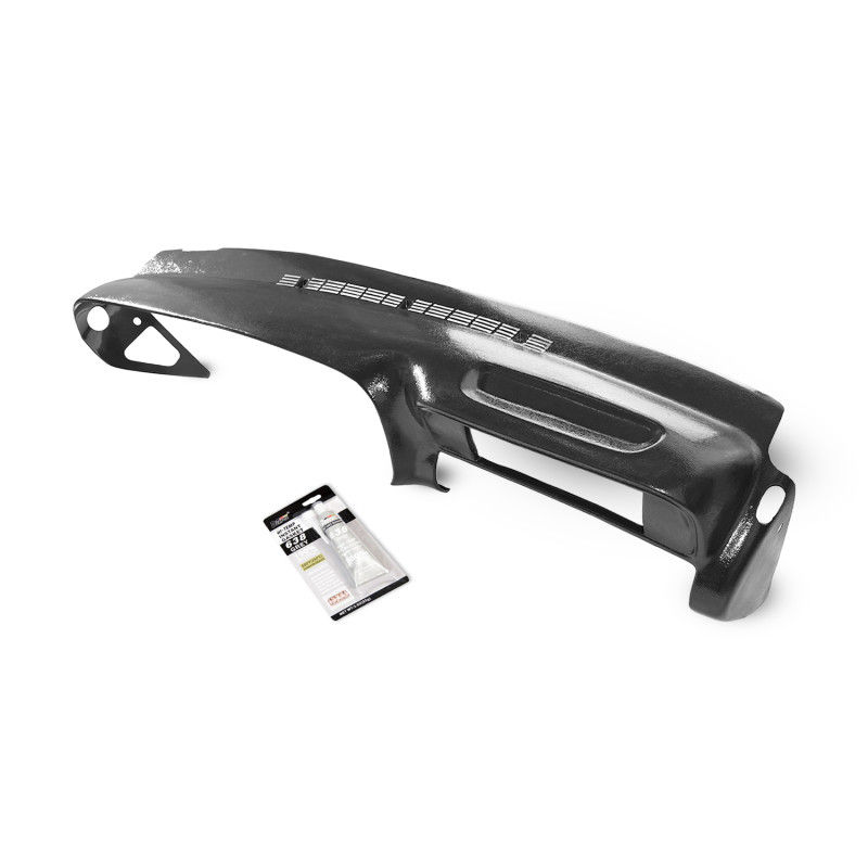 Cubierta De Tablero Chevrolet Silverado 1995-1998 Plastico Con Pegamento Incluido Negra Central/Superior Delantera