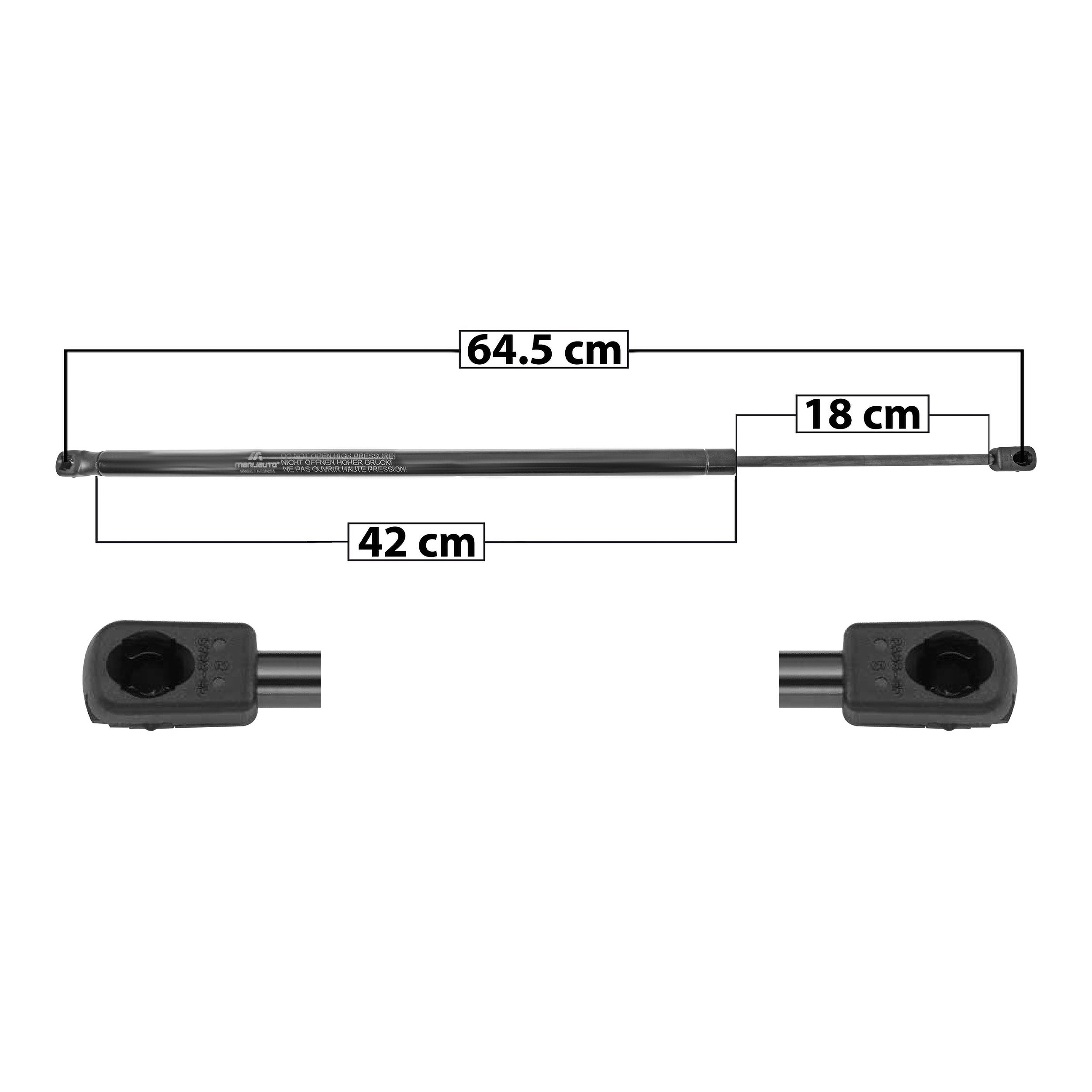 Amortiguador Cofre Chevrolet Avalanche 2007-2014 Derecha Manijauto