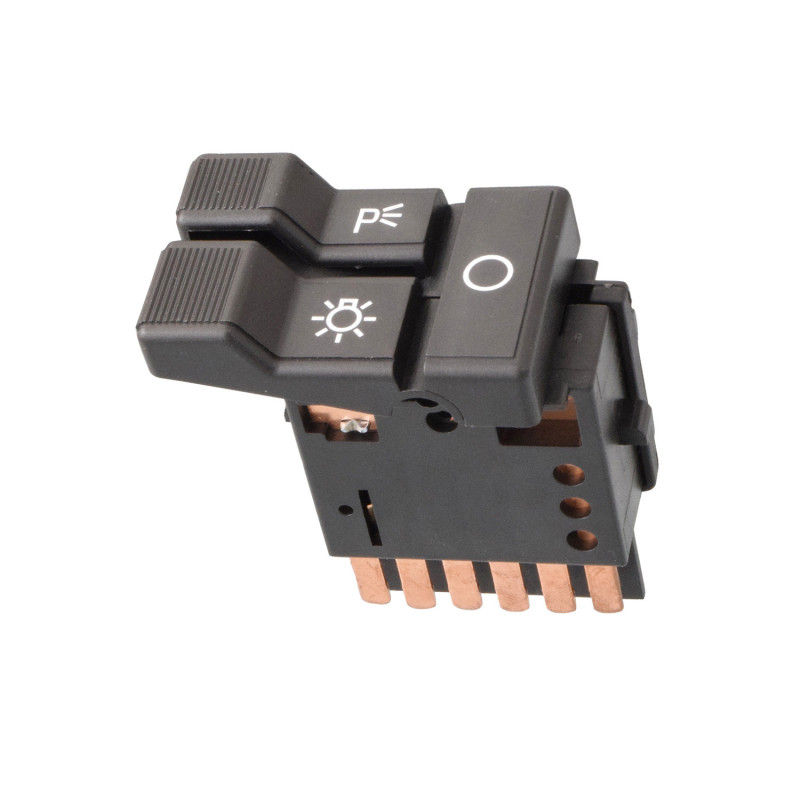 Interruptor Luz De Faro Chevrolet Silverado 1989-1991 6 Pines Negro 12V Manijauto