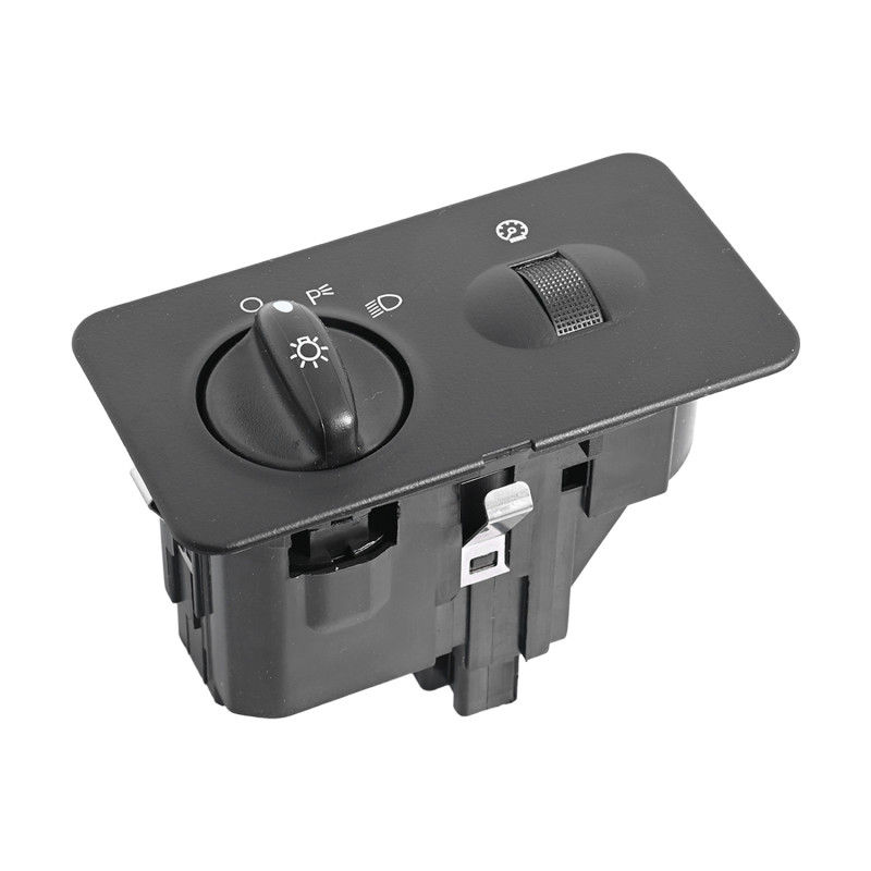 Interruptor Luz De Faro Ford F-150/F-250 1997-2008 10 Pines Rectangular Con Regulador Negro 12V Cub