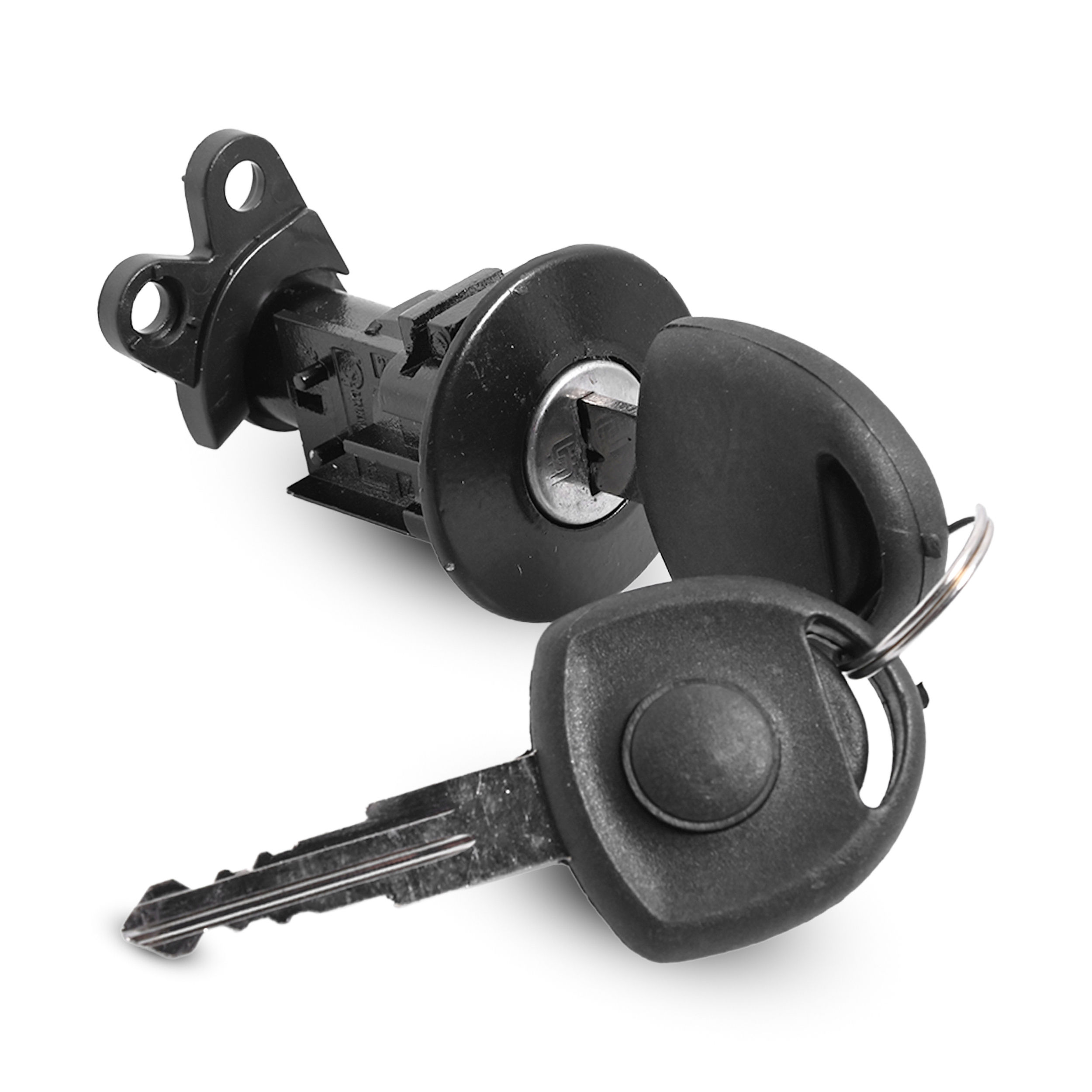 Cilindro Para Cajuela Chevrolet Chevy Joy / Pop 2004-2012 Con Llave Metal Negra/Cromo Generica Generica