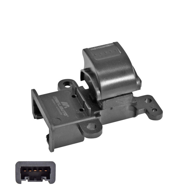 Control Electrico De Elevador Honda Civic 2001-2005 5 Pines 1 Tecla Negro 12V Izquierdo Trasera Manijauto