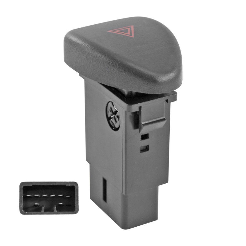 Boton De Intermitentes Dodge Atos 2000-2010 8 Pines 1 Tecla Negro 12V Manijauto