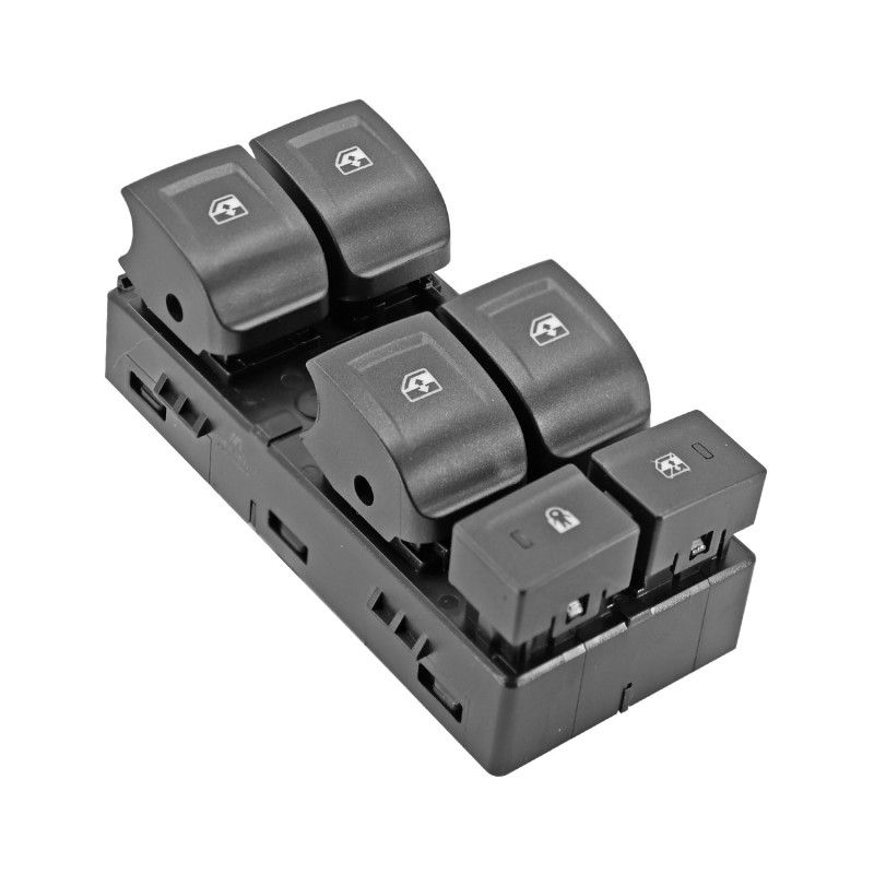 Control Electrico De Elevador Chevrolet Silverado 2014-2018 12 Pines 6 Teclas Negro 12V Izquierdo Delantera Manijauto