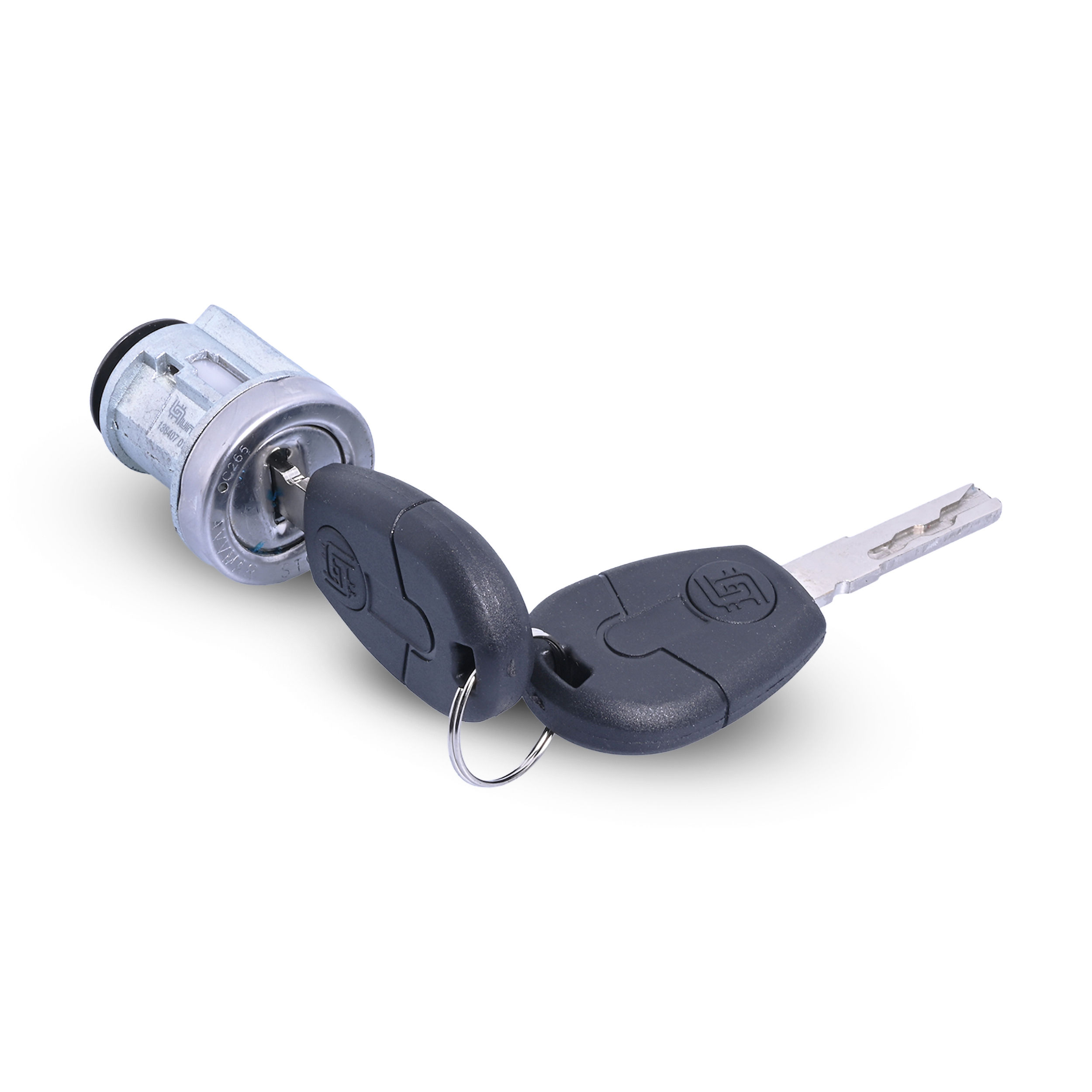 Cilindro De Encendido Fiat Palio Weekend 2013-2020 Con Llave Para Chip Metal Cromado 12V Generica 7086672/7092391/708675 Derecha Delantera Generica