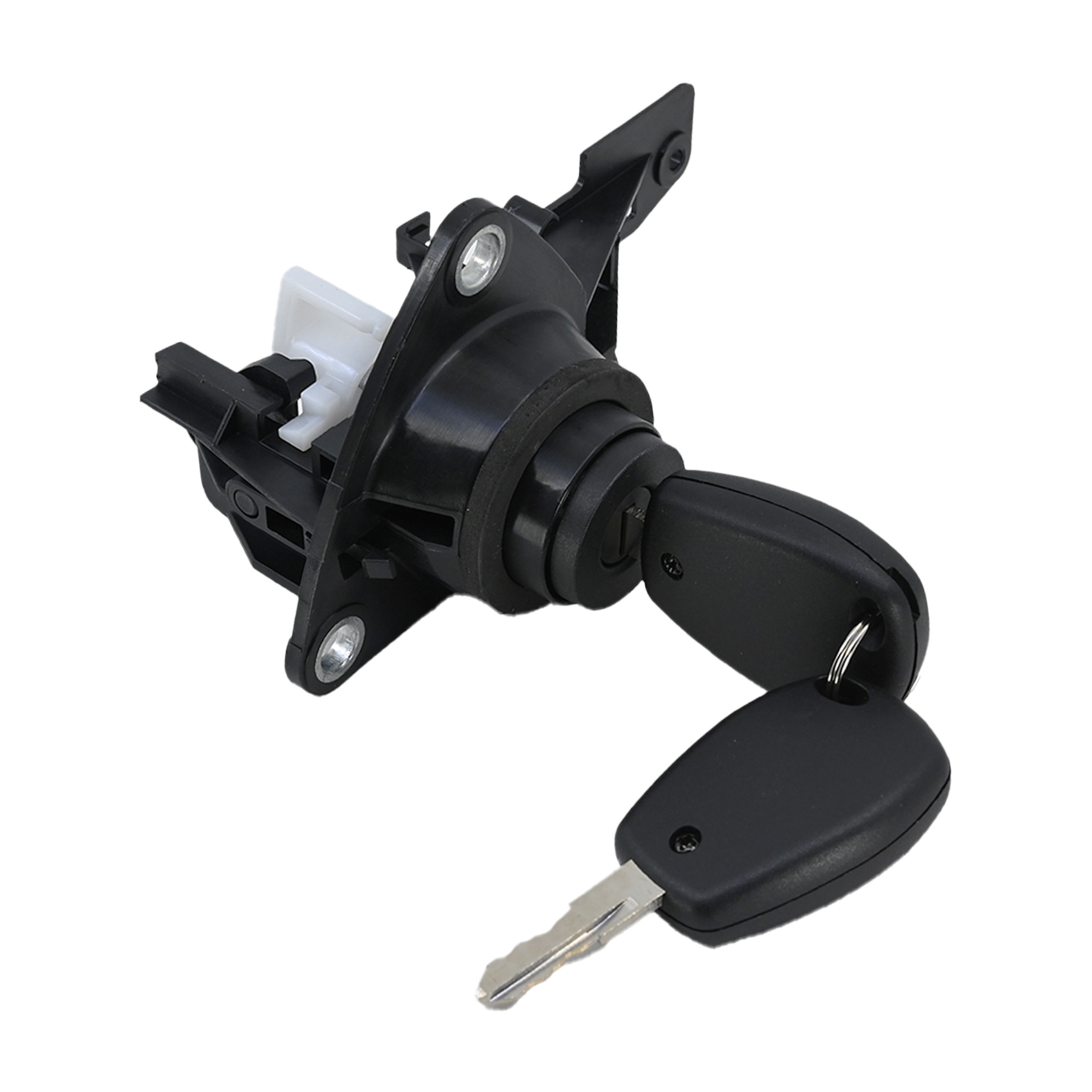 Cilindro Para Cajuela Renault Duster 2011-2016 Con Llave Para Chip 1 Pieza Con Base Negro 5Ta Puerta Trasera Manijauto