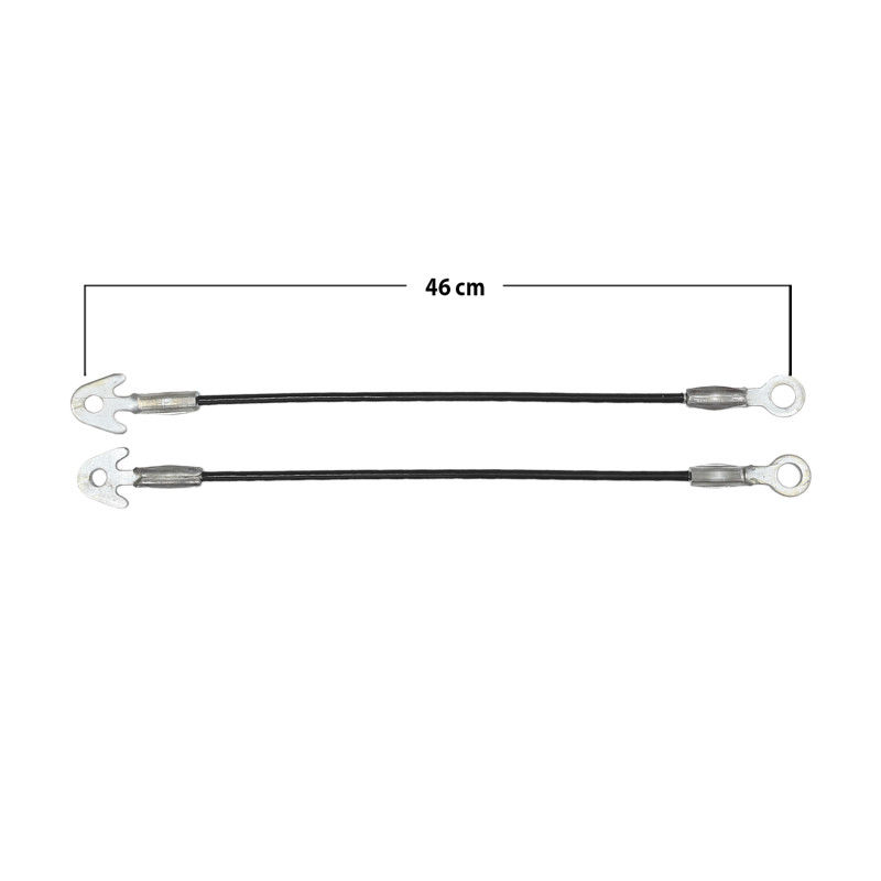 Cables De Tapa Chevrolet Suburban 1992-1999 Juego 46Cm Derecha/Izquierda Hushan