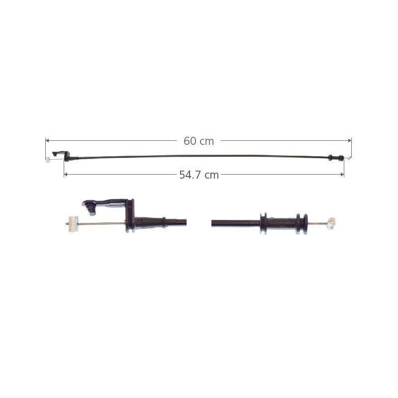Chicote Cerradura Ford Ikon 2001-2007 Trasera Hushan