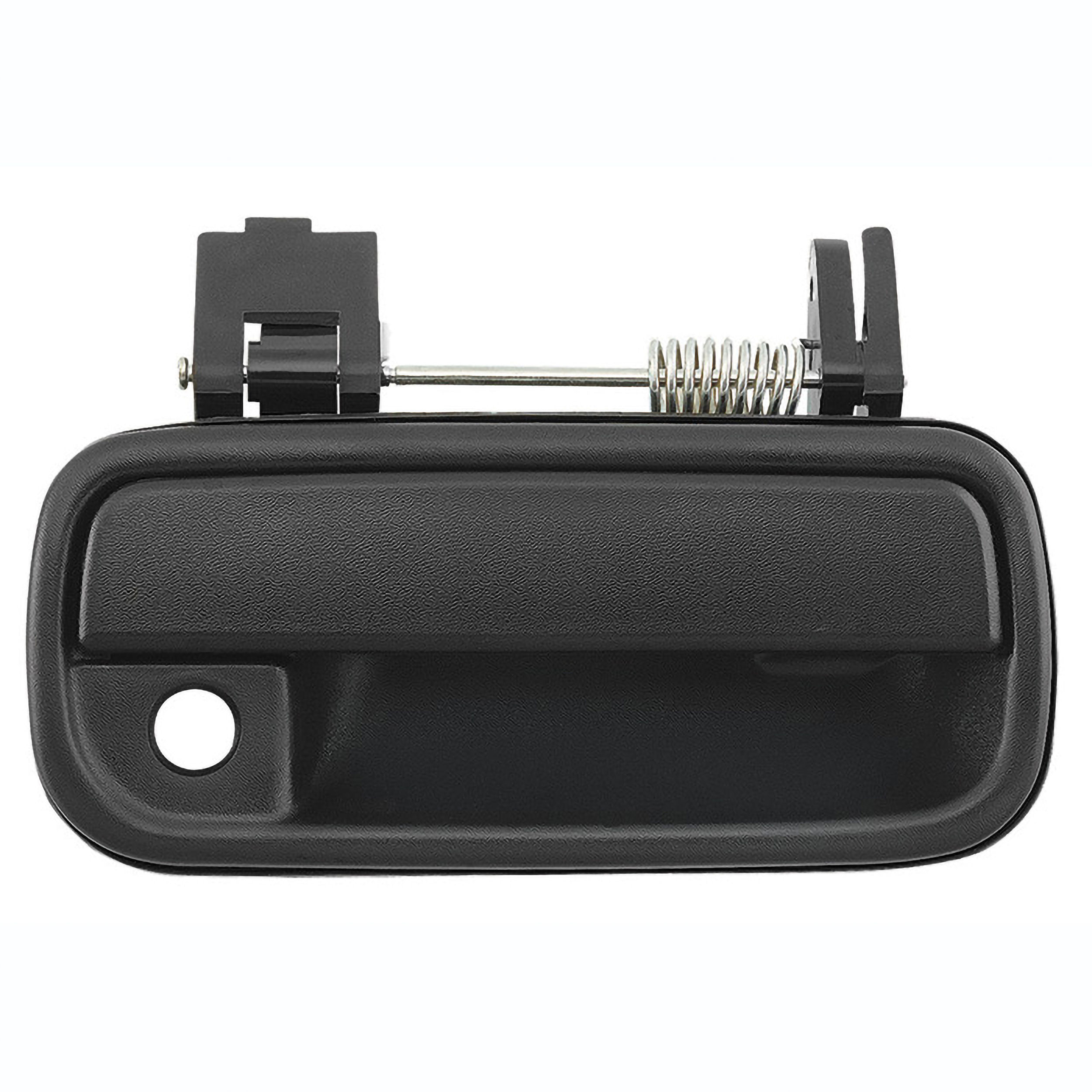 Manija Exterior Toyota Hilux 1998-2004 Con Hoyo Para Llave Corrugada Negra Plastico Derecha Delantera Hushan