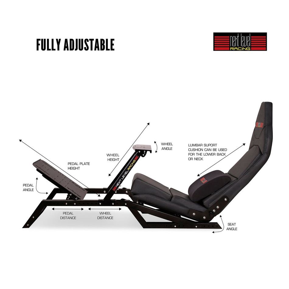 Next Level Racing FGT Simulator Cockpit Bundle (G29 and Shifter)