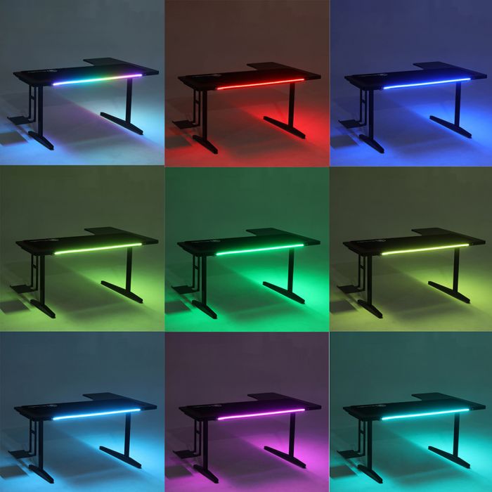 GamerTek G-Desk Plus with RGB Lights