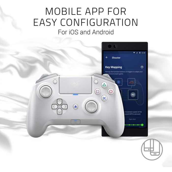 Razer Raiju Tournament Edition White Controller PS4 & PC