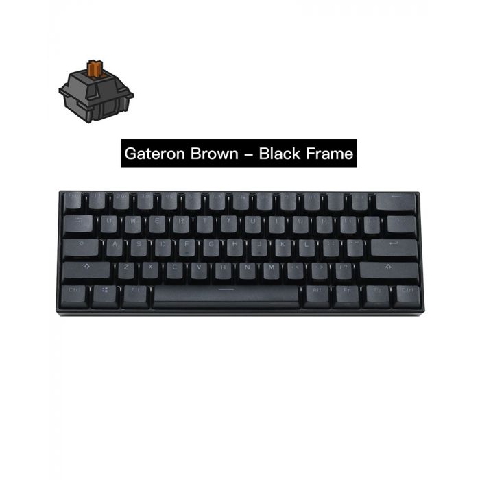 Anne Pro 2 Black Gateron Brown Switch Gaming Keyboard