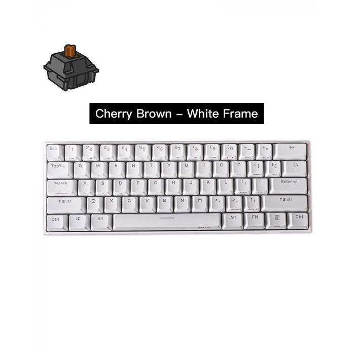 Anne Pro 2 White Cherry Brown Switch Gaming Keyboard