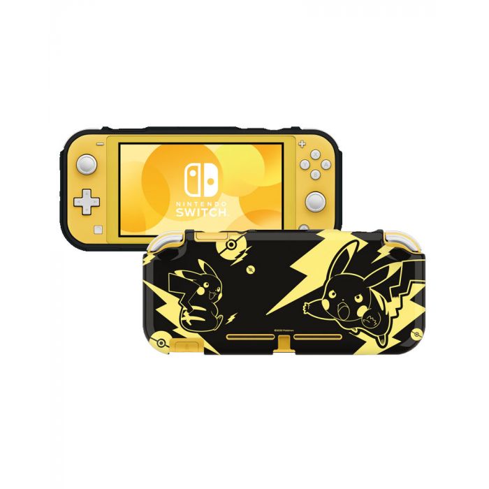 HORI Pokémon Pikachu Black & Gold Nintendo Switch Lite Duraflexi Protector