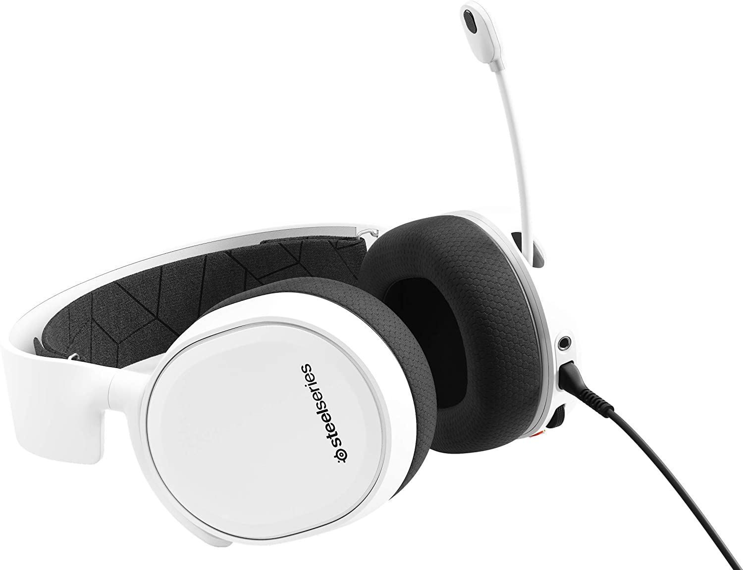 SteelSeries Arctis 3 (2019 Edition) All-Platform Gaming Headset - White