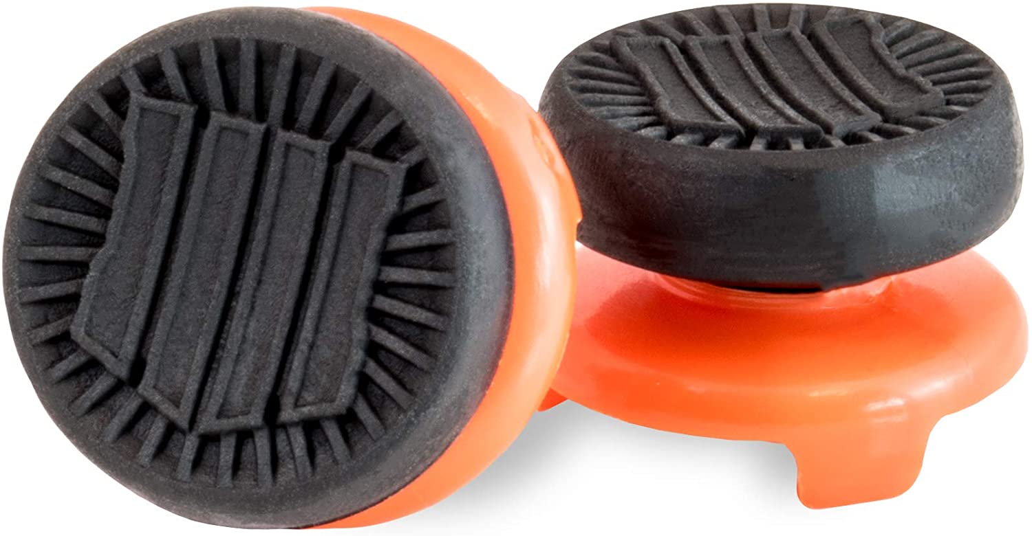 KontrolFreek Call of Duty: Black Ops 4 for PS4 and PS5 Thumbsticks - Black/Orange