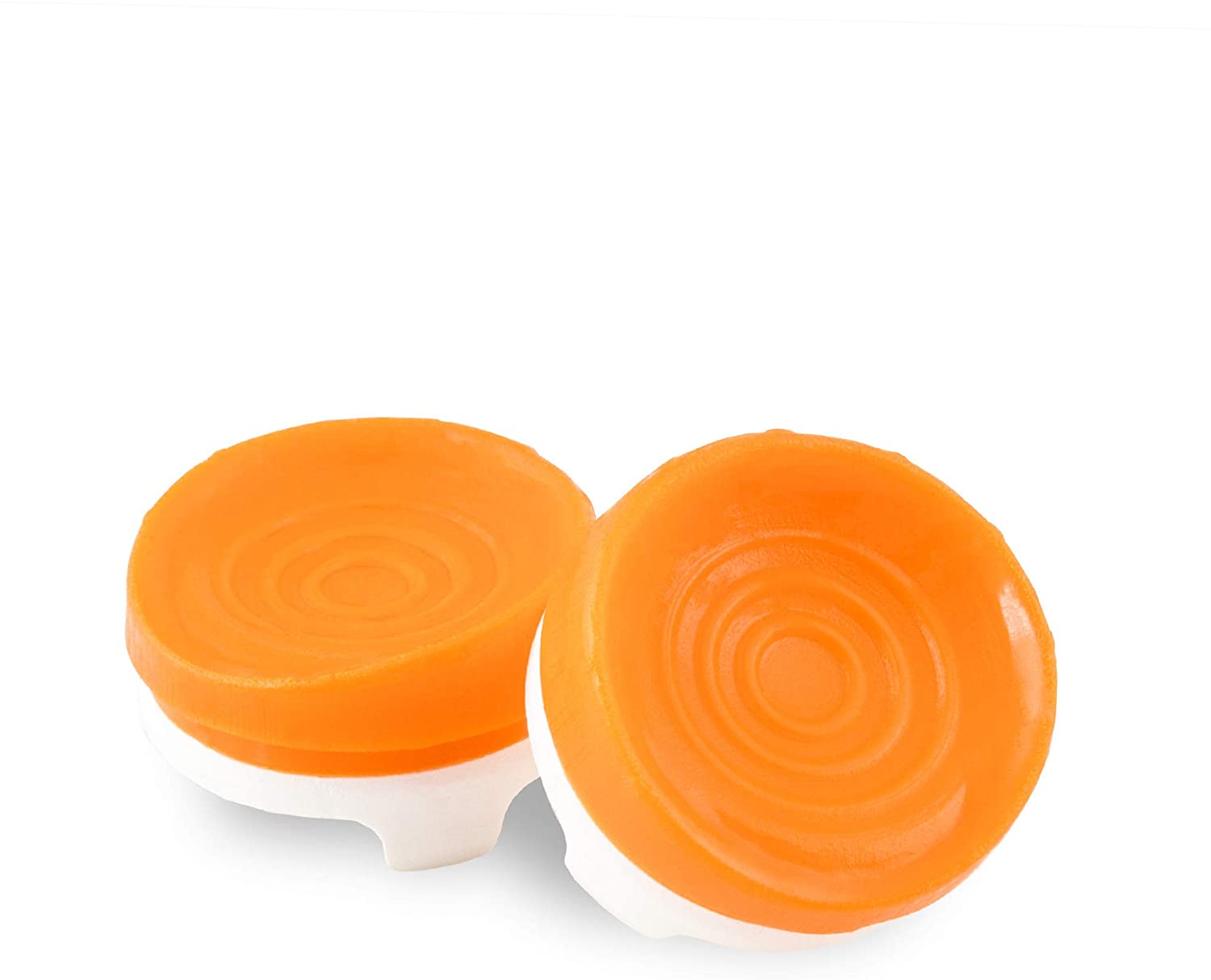 KontrolFreek Rush Performance Thumbsticks for PS4 and PS5 | Orange/White