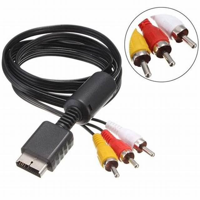 Audio Video AV Cable to RCA For SONY For PS2 For PS3 For PlayStation